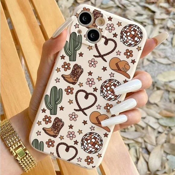 ⚠️Clearance iPhone 15/Pro/Pro Max Cowboy Western Style Phone Case - Picture 1 of 3
